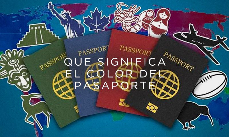 ¿Qué significa el color del pasaporte?